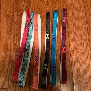 Six Under Armour  headbands-$7